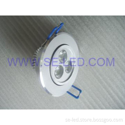 3pcs*1W LED office lighting,LED commercial light, 3W LED downlight